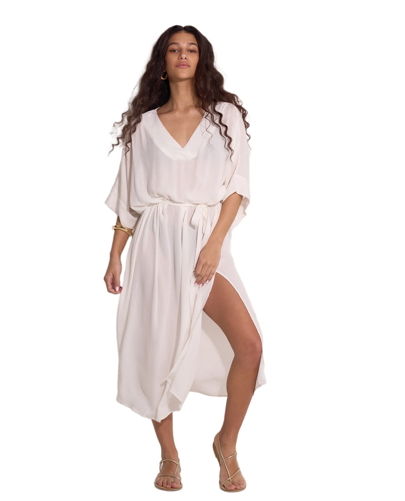 Solid Perfect Long Tunic Cover-Up