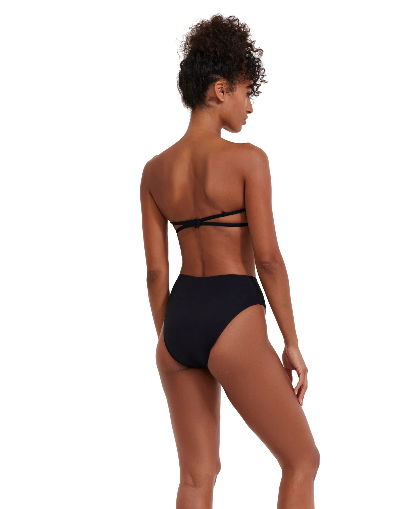 Solid Underwire Back Strap Bikini Top - Image 2