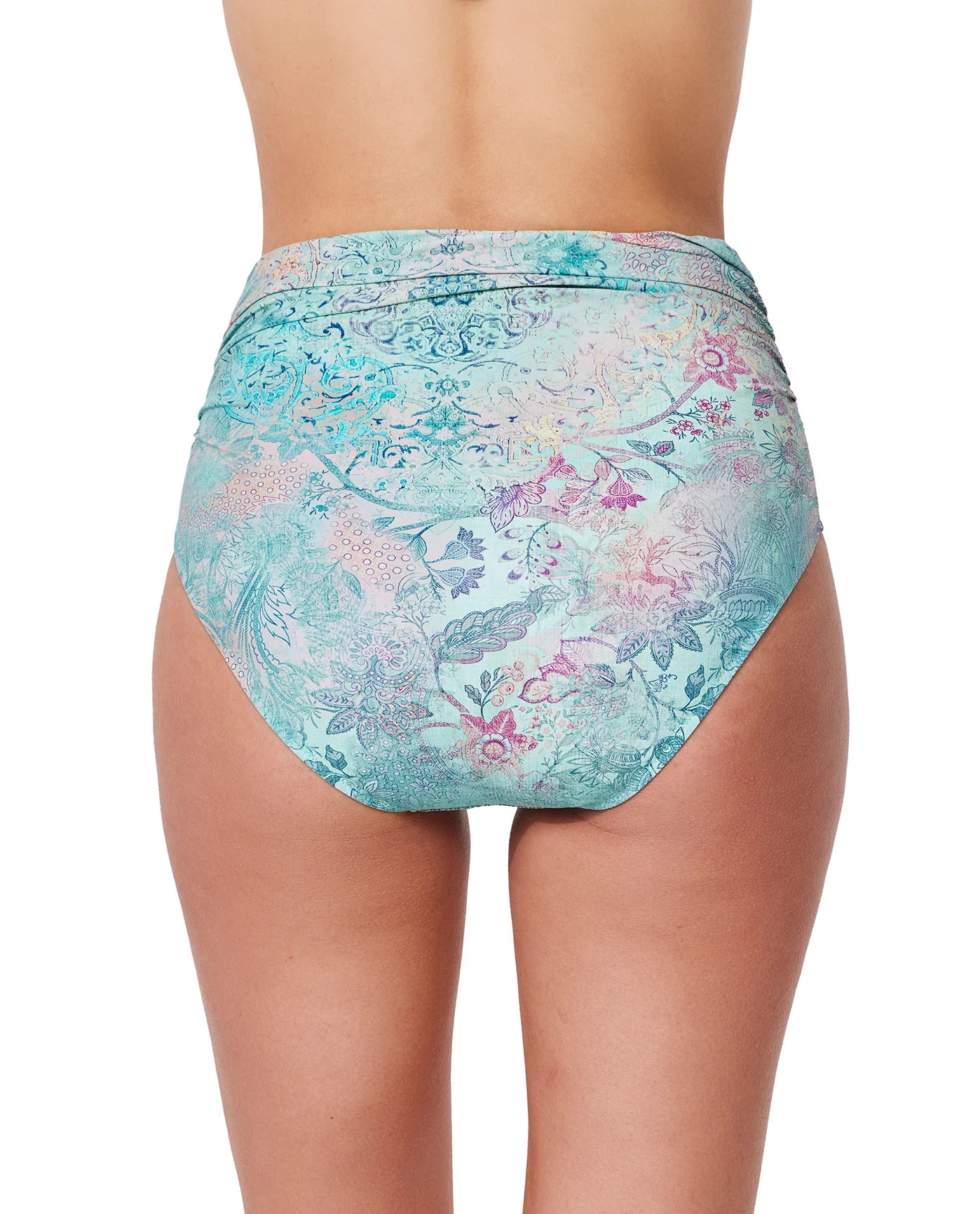 Souk High Waist Swim Bottom-Tur/multi - Image 2