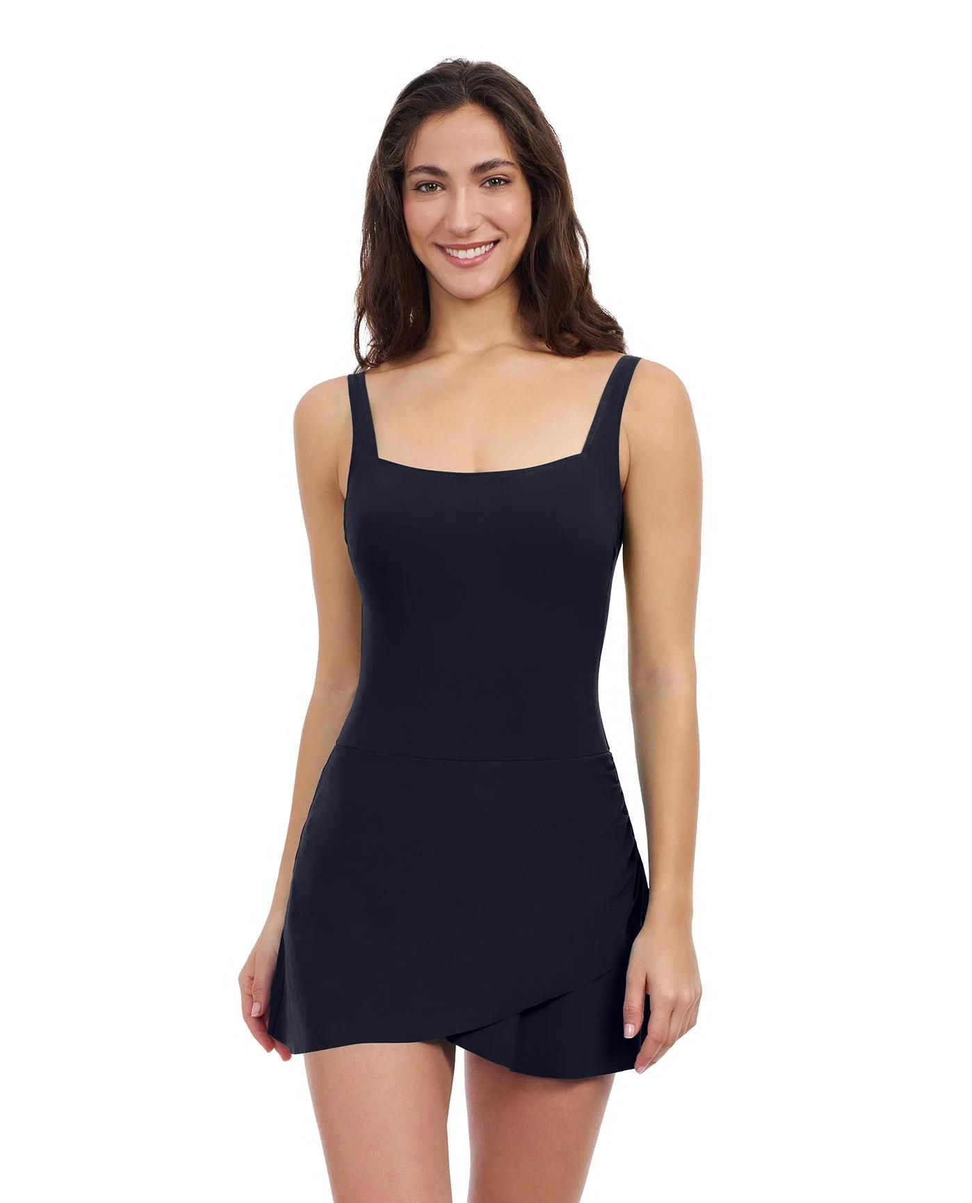 Tutti Frutti Square Neck Wrap Sarong Swimdress