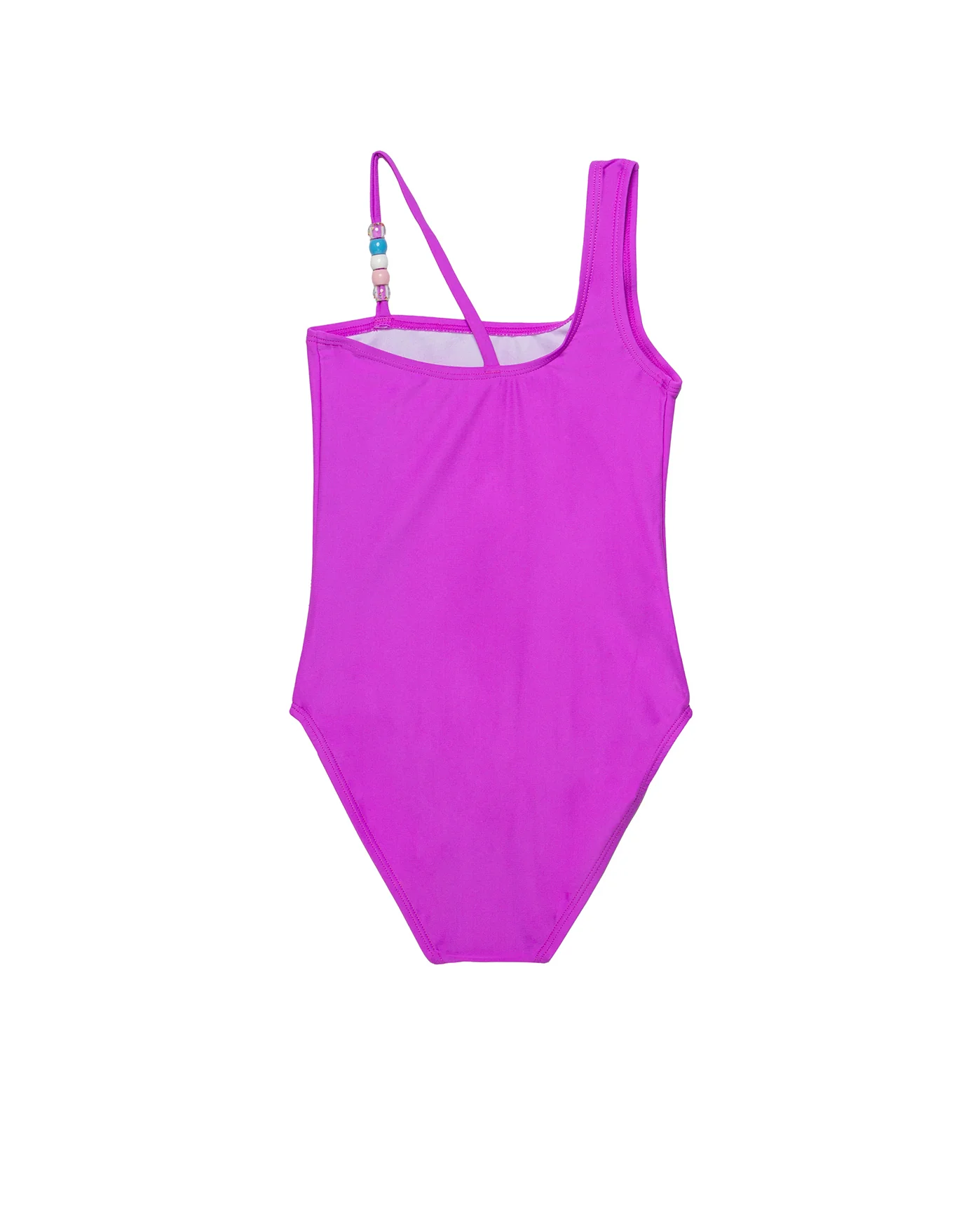 Sun Beading Asymmetrical Beaded One Piece-Violet - Image 2