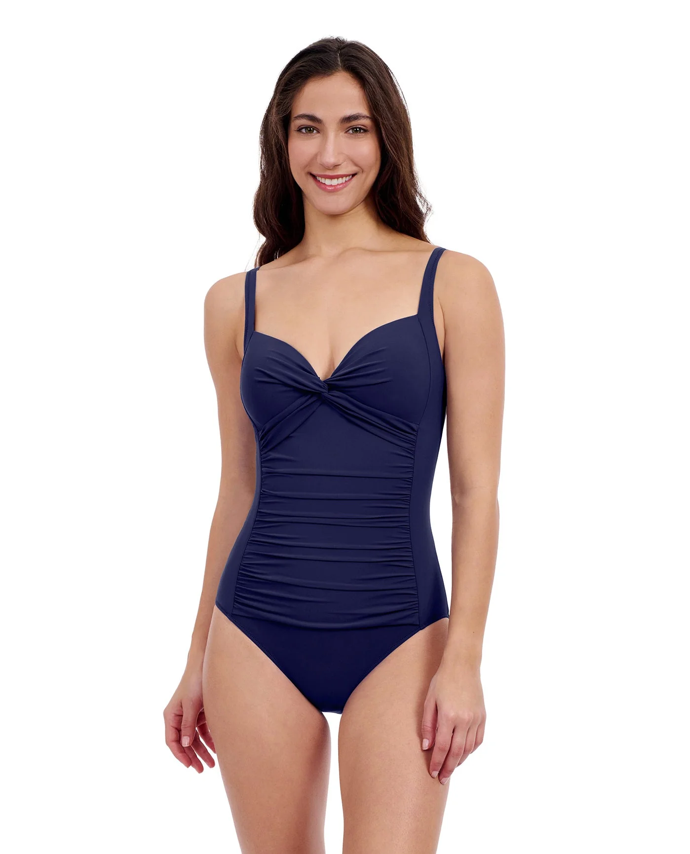 Tutti Frutti Sweetheart Twist Front One Piece Swimsuit
