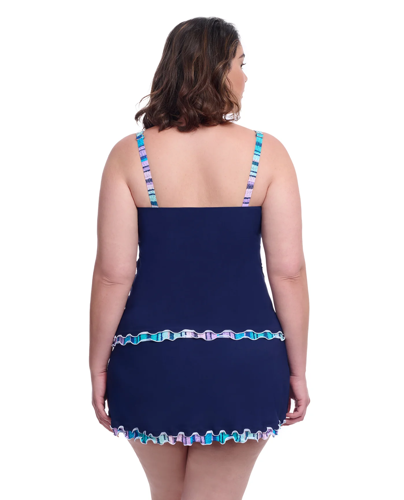 Harmony Plus Size Sweetheart Underwire Tankini Top - Image 3