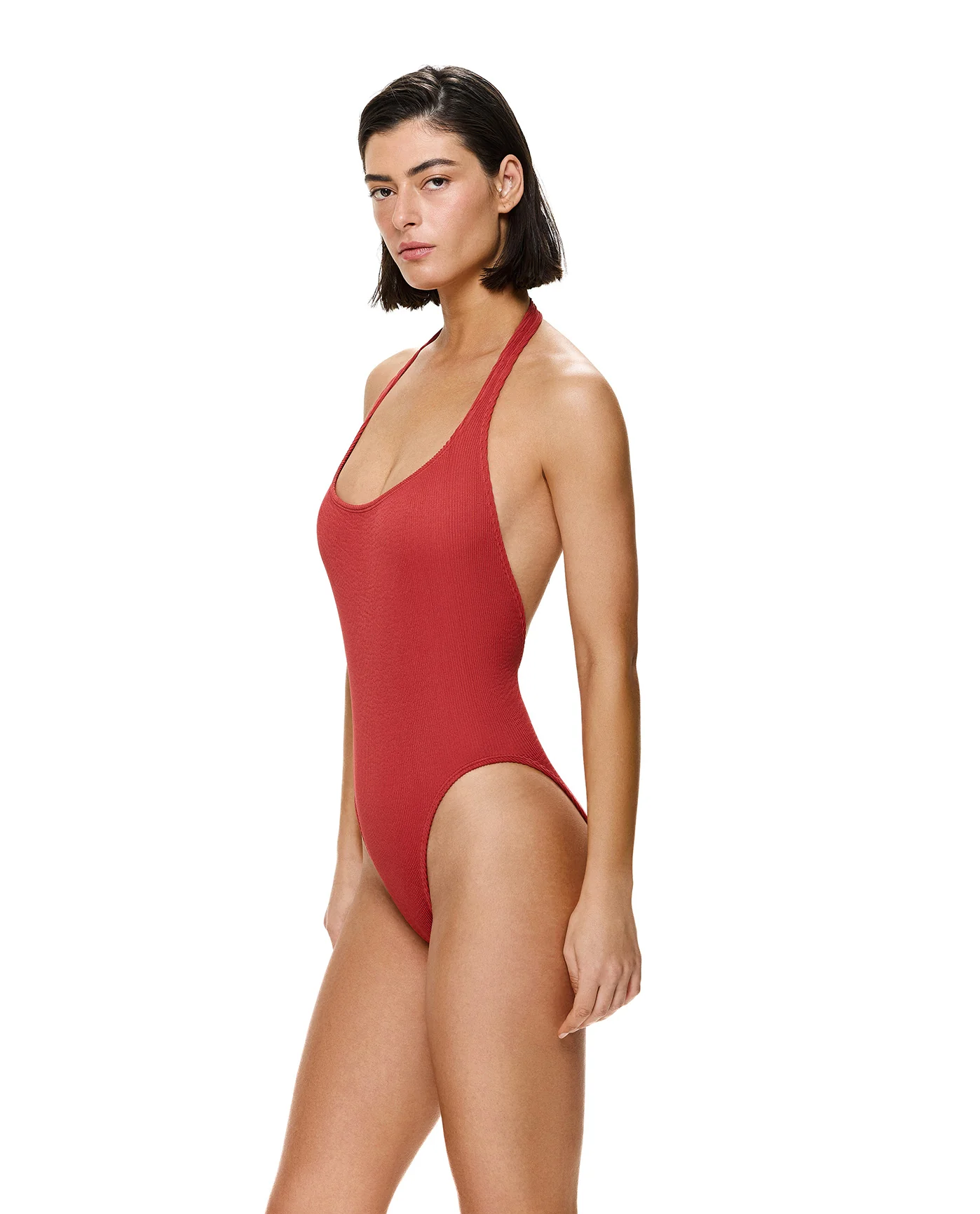 Tubular Halter One Piece-Paprika - Image 3