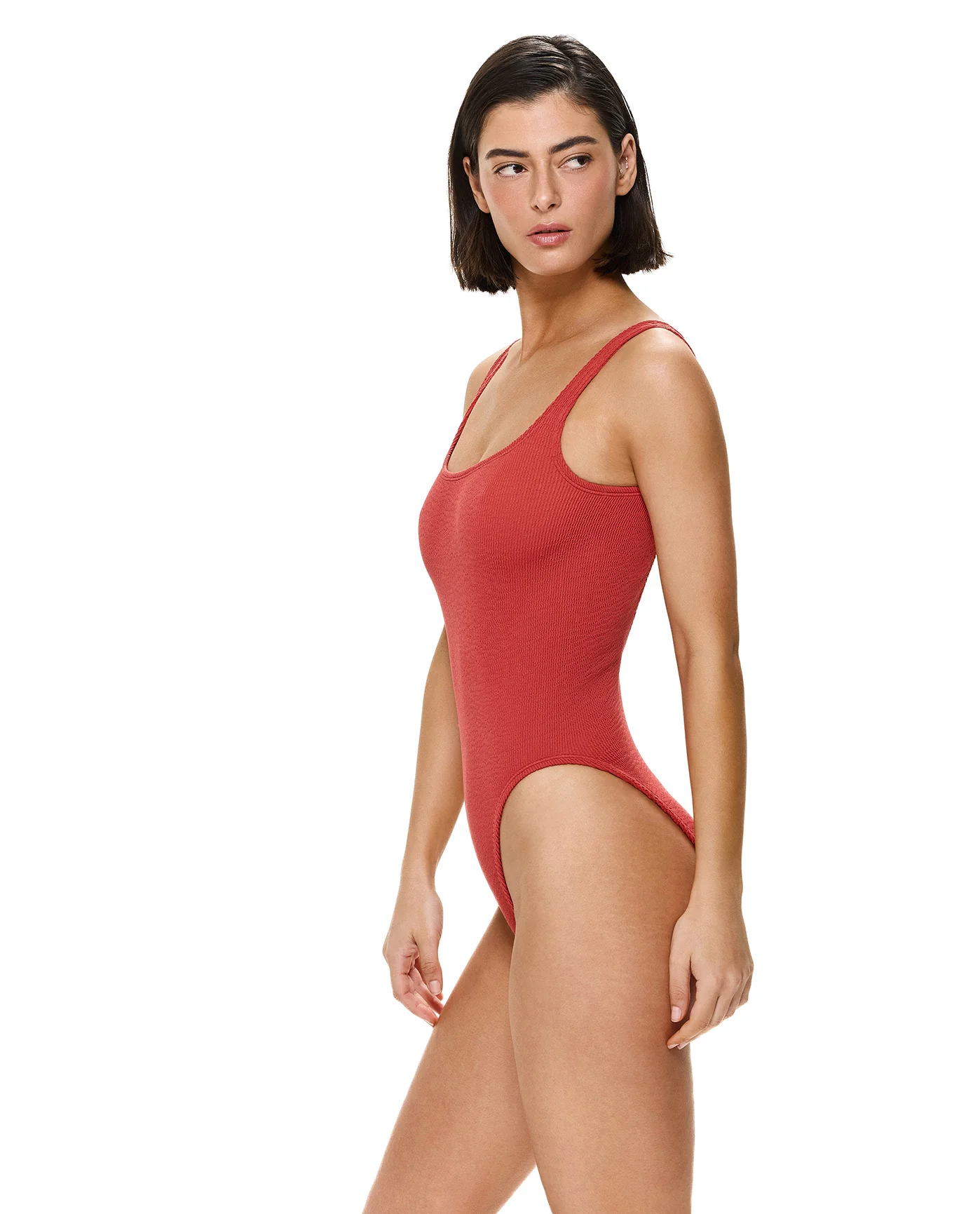 Tubular Square Neck One Piece-Paprika - Image 3
