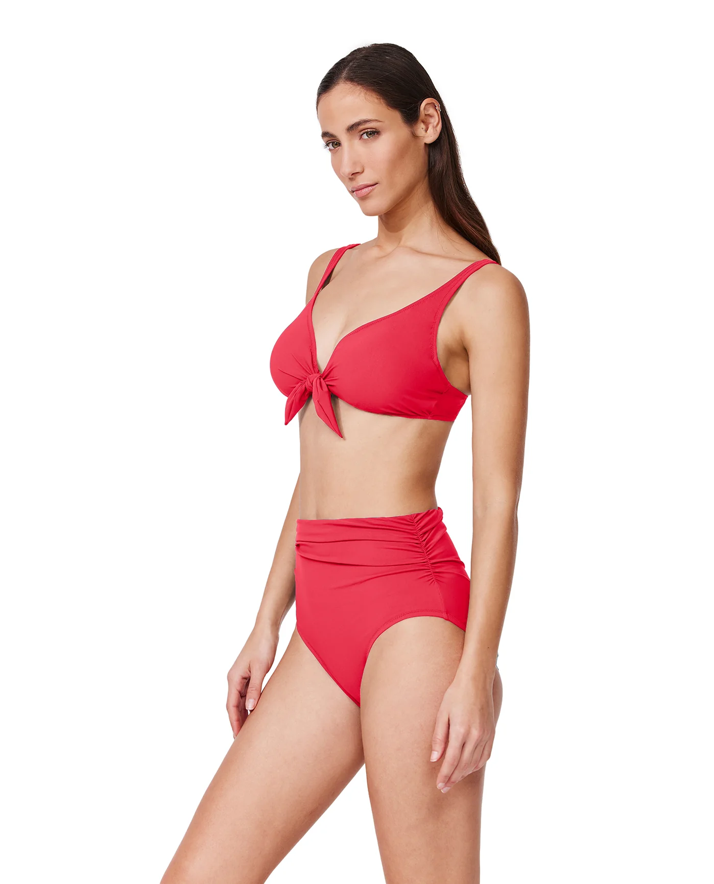 Tutti Frutti Fashion Underwire Bikini Top-Coral - Image 3