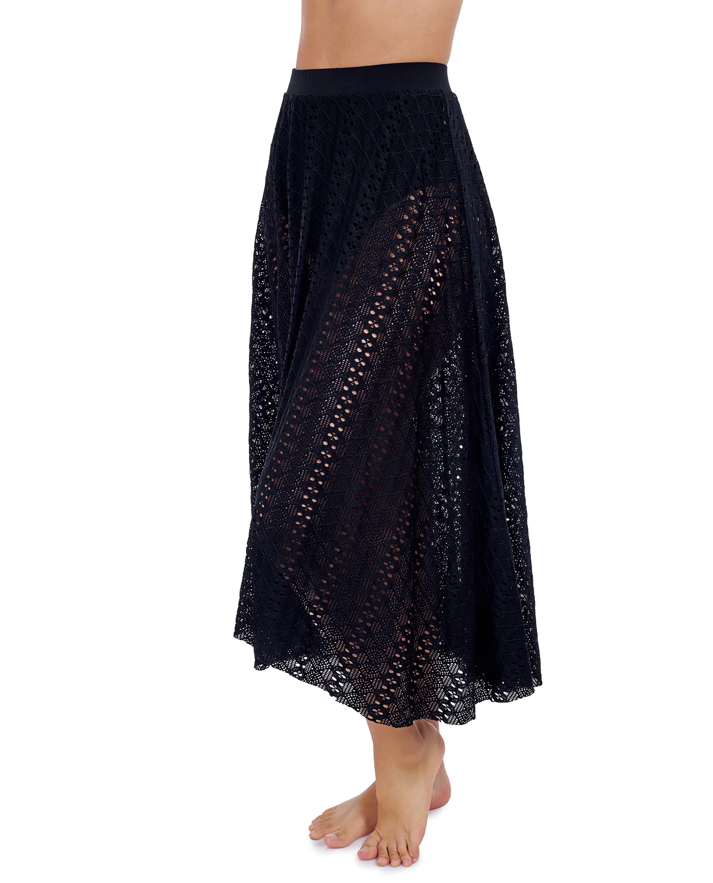 Tutti Frutti Texture Pull On Cover Up Skirt - Image 2