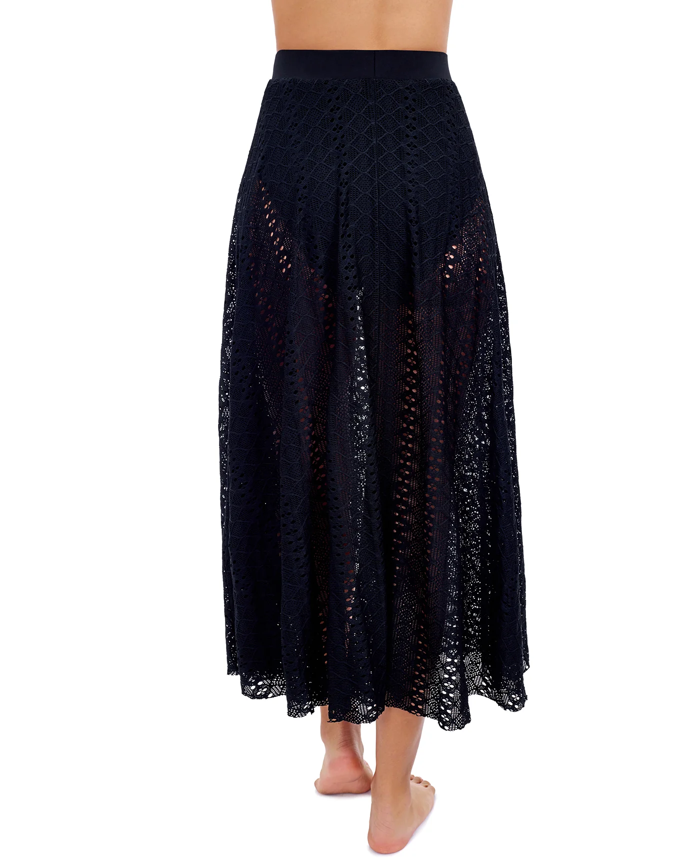 Tutti Frutti Texture Pull On Cover Up Skirt - Image 3