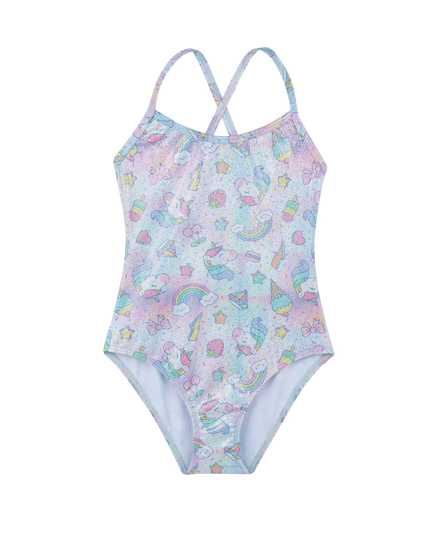 Unicorn Squad Criss Cross Back One Piece