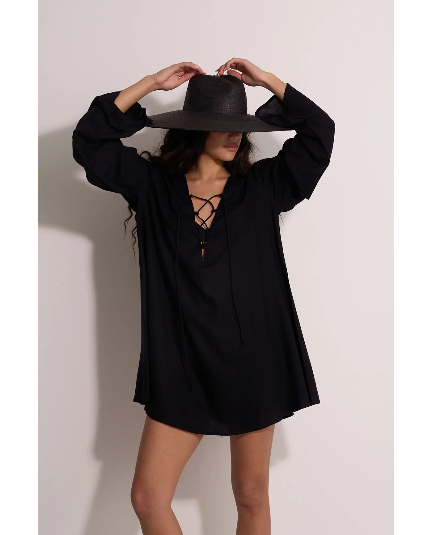Mist & Sand Mini Dress Cover-Up - Image 3