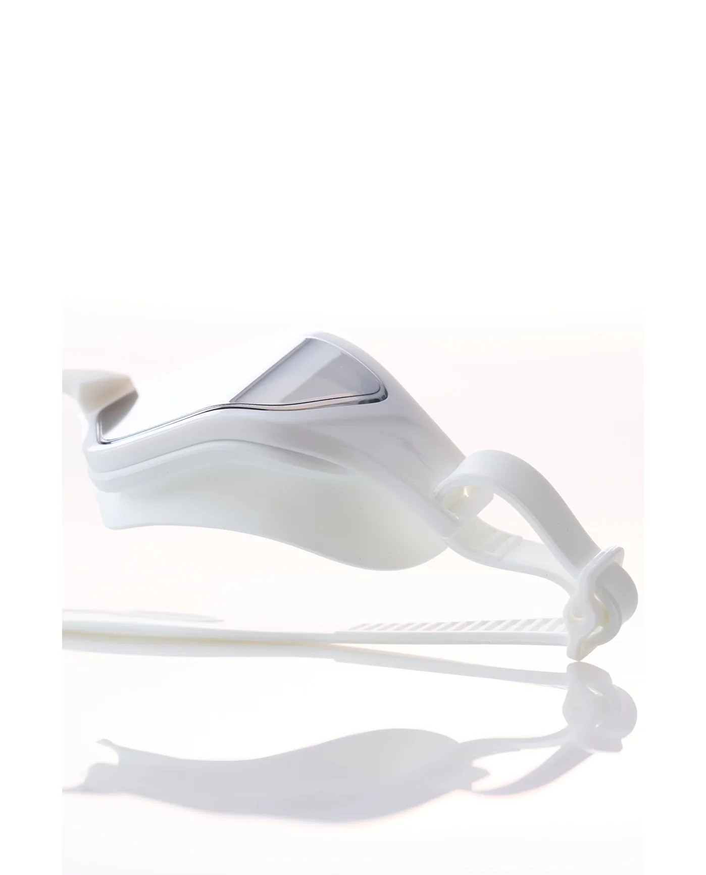 White Reflective Swim Goggles-White - Image 4