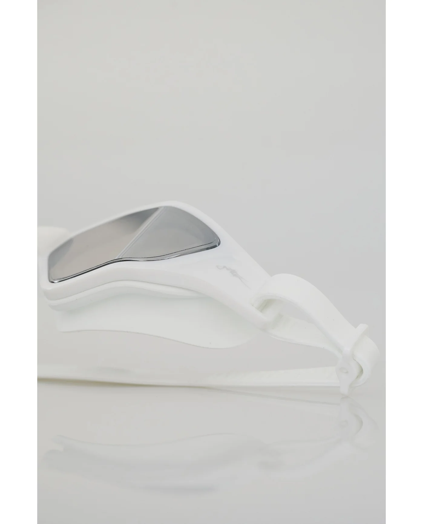White Reflective Swim Goggles-White - Image 5