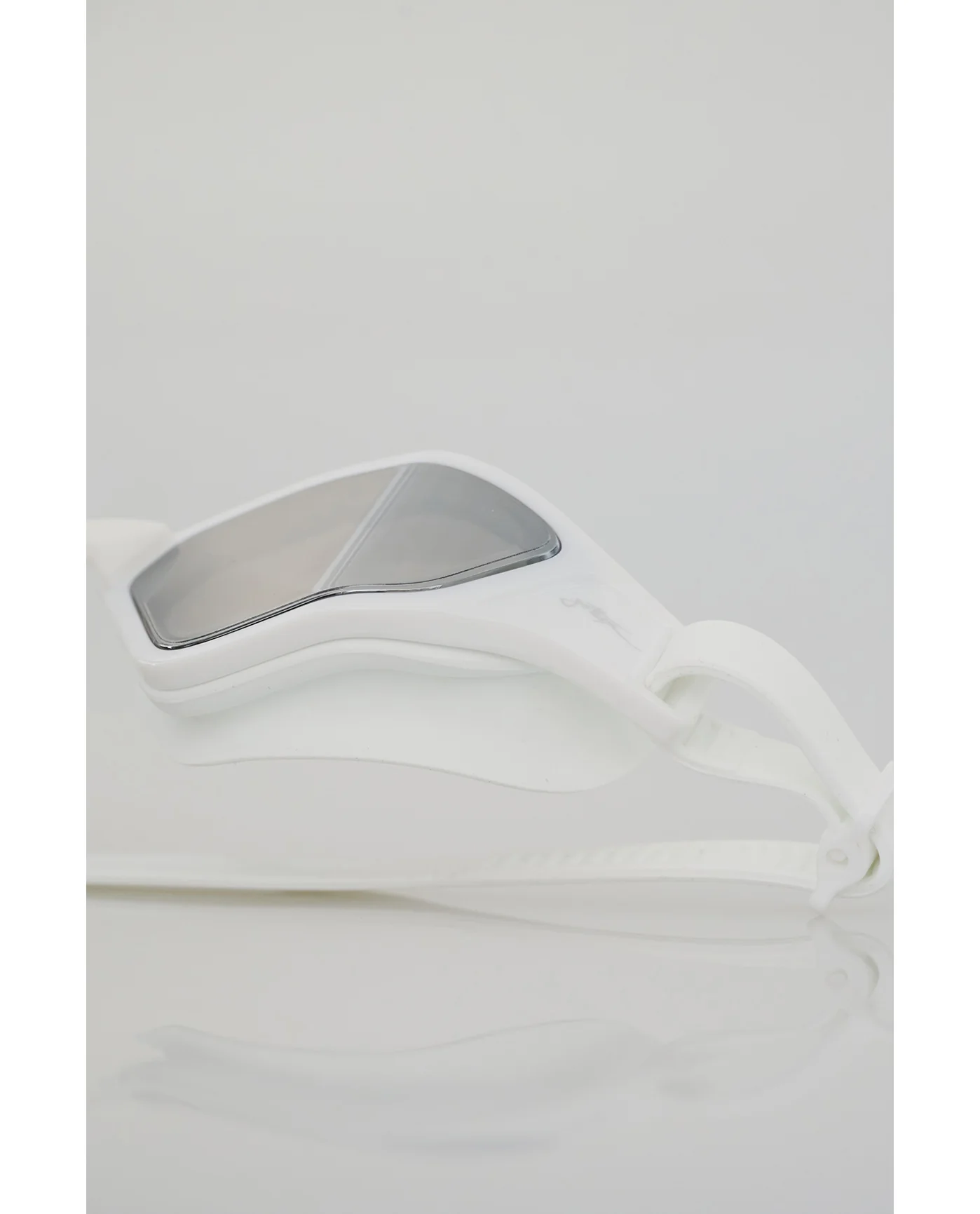 White Reflective Swim Goggles-White - Image 6
