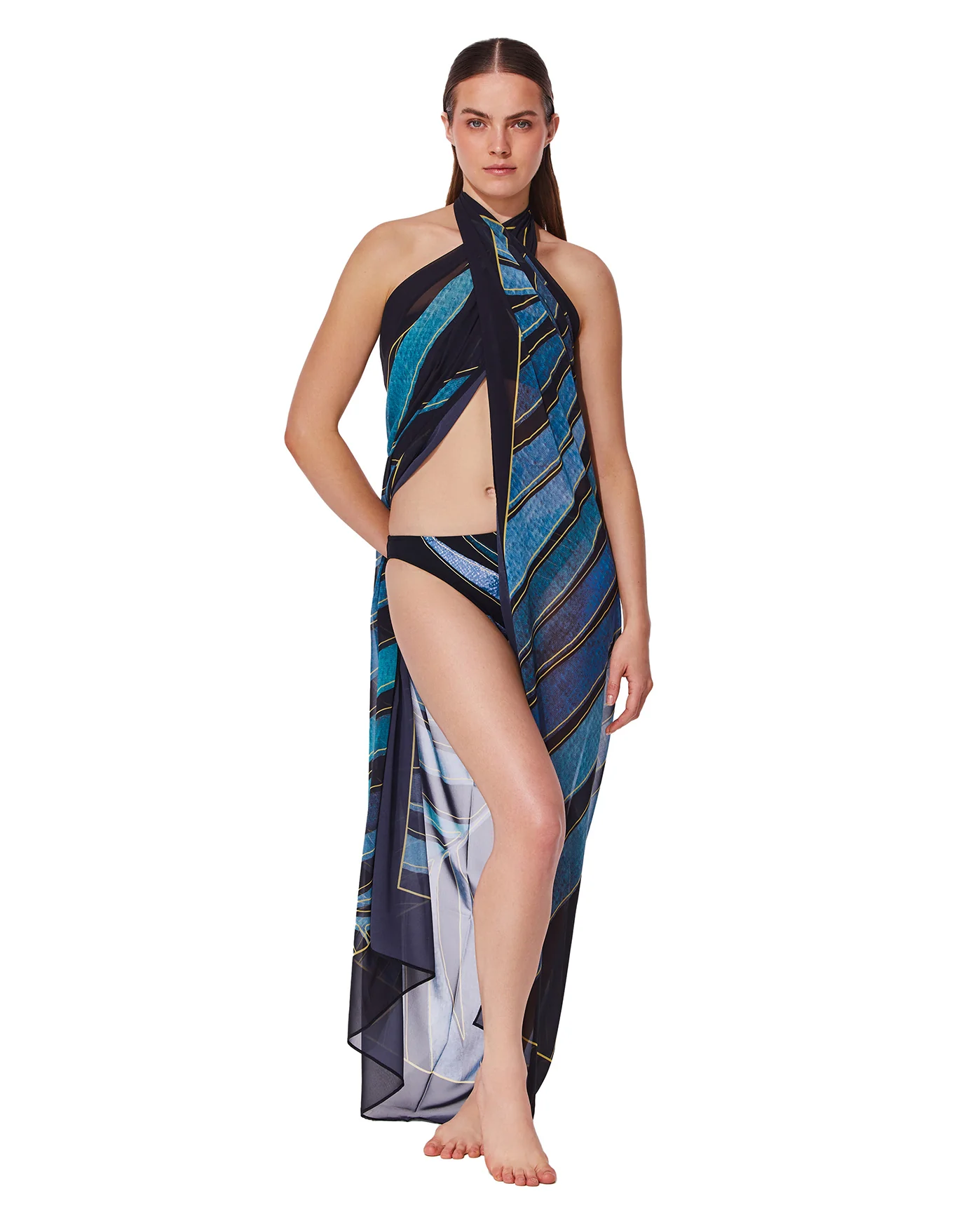 Willow Pareo-Black/blue - Image 3