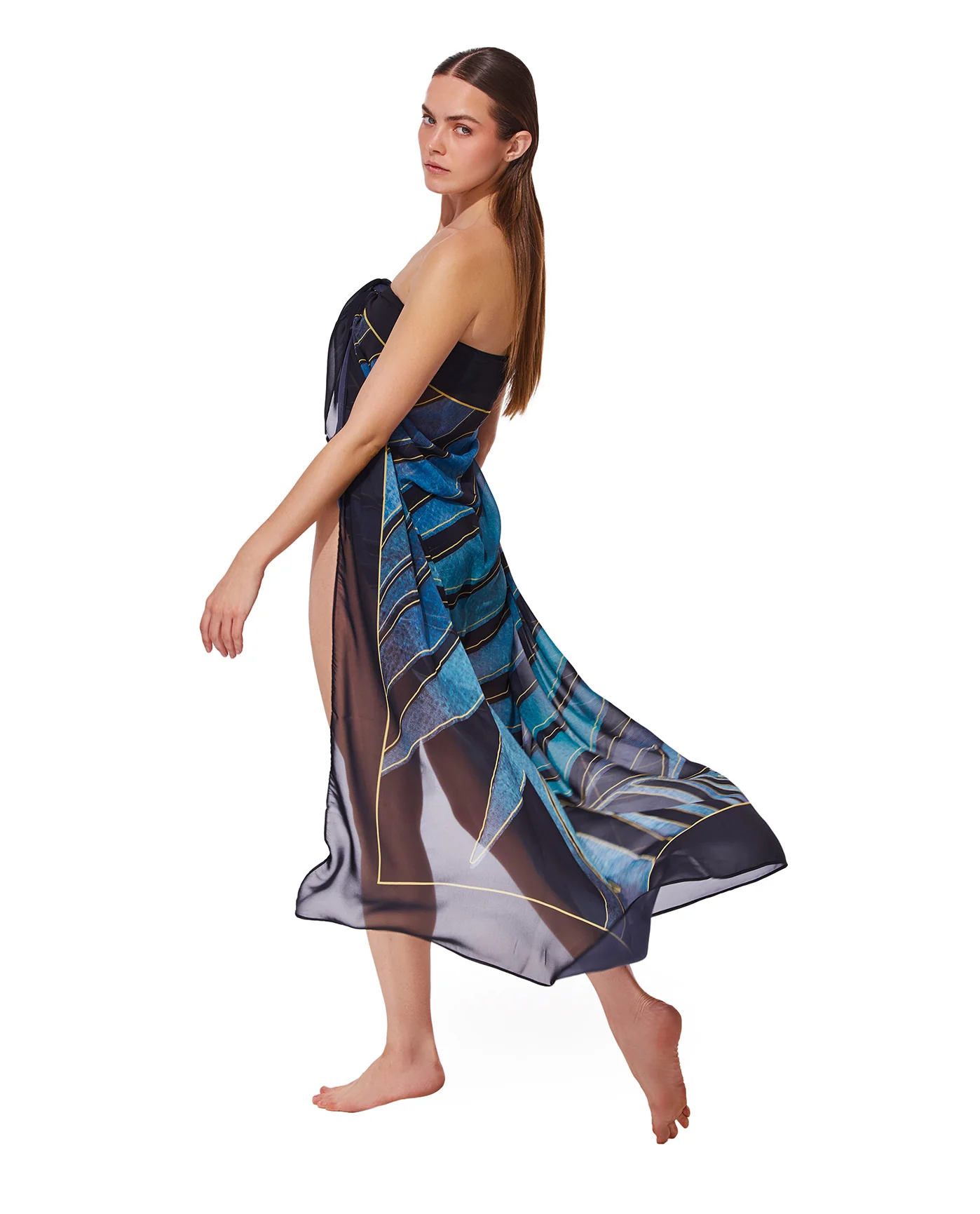 Willow Pareo-Black/blue - Image 4